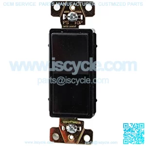 Pass & Seymour 2621-Bk 20A 120/277 Black Rocker Switch