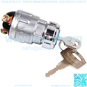 OxoxO JK423 3 Wire Ignition Switch??12V Ignition 2 Keys Starter Switch Repalcement for Car, Motorcycle, Tractor, Forklift, Truck, Scooter, Trailer