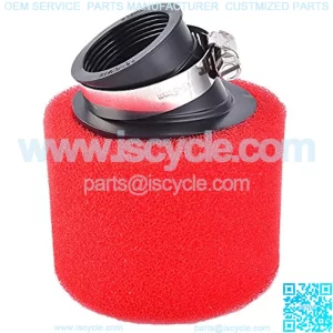 38mm Bent Angled Foam Air Filter Pod Replacement for ATV PIT Quad Dirt Bike Buggy