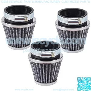 3pcs 54mm Air Filter Compatible with CB1000C CB750C CB900C Kawasaki KZ1000 KZ1100A KZ750B ZL1000 Suzuki Kawasaki Dirt Bike ATV Moped Pit Bike Scooter