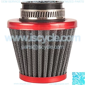 ATV 35mm 38mm Air Filter for 50cc 70cc 80cc 90cc 110cc 125cc Taotao Sunl Baja Roketa Honda CRF Dune Buggy Four Wheeler Quad Dirt Pit Bike Parts (Red