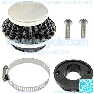 42mm 43mm 44mm Air filter Cleaner for 33cc 43cc 47cc 49cc 50cc 52cc Minimoto 2-stroke Engine Motorcycle ATV Quad Scooter Go Kart Moped Pit Dirt Mini Pocket Bike Chopper China X1 X2 X3 X6 X7 X8