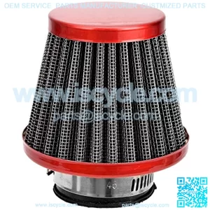 35mm Motorcycle Red Air Filter For 50cc 70cc 90cc 110cc 125cc Coolster Sunl Honda Yamaha Kawasaki Suziki ATV Quad Go Kart Pit Dirt Bike Parts,5% coupon applied at checkout,with coupon