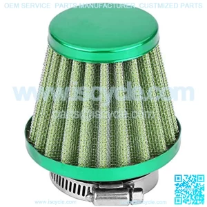 Motorcycle 38mm Air Filter Fuel Cleaner for 49cc 50cc 70cc 90cc 110cc 125cc 150cc 200cc ATV Quad Dirt Pit Bike Gy6 Scooter Go Kart (Green),5% coupon applied at checkout,with coupon