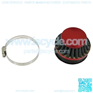 60mm Red Air Filter for 49 60 80cc Engine Motor Motorized Motorised Bicycle