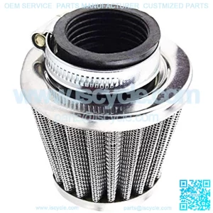 2pcs 38mm 39mm 40mm 1.5" Air Filter Cleaner for 50cc 90cc 110cc 125cc 150cc 200cc GY6 Motorcycle ATV Scooter Quad Go Kart Moped Pit Dirt Racing Bike Kawasaki Yamaha Suzuki Baja TaoTao