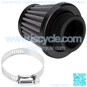 Air Filter with Clamp, 38mm Air Filter Intake Induction Kit for Off-road Motorcycle ATV Quad Dirt Pit Bike(Black),5% coupon applied at checkout,with coupon