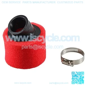 Red Foam Air Filter Cleaner For 70 110 125cc ATV Mini Motocross Dirt Pit Bike,