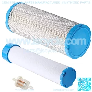 11013-7044 Air Filter for Kawasaki FX651V FX691V FX730V FX751V FX801V FX850V FX1000V FD731V FD750D FD791D FH601V FH641V FH680V FH721V FH770D FH601D FH641D FH680D Lawn Mower John Deer M131802