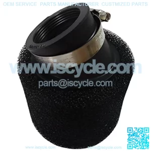 45mm 1.77 Inch Black Foam Air Filter fit Honda Yamaha KTM Kawasaki Suzuki Pit Dirt Bike ATV 125/140cc 150cc