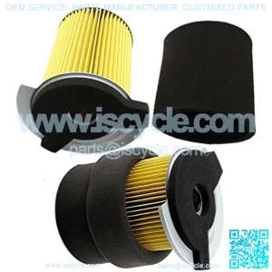 Pack of 2 Air Filter with Pre Filter Replacement for Yamaha G1 2 Cycle 1978-1989 and Gas Golf Cart G14 4 Cycle Gas 1995-1996 JF7-14450-01 J10-14417-00