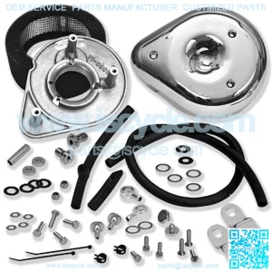 Cycle Teardrop Motorcycle Air Cleaner Kit for Harley Davidson 2008-13 Touring mod,