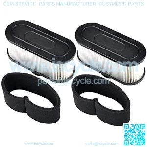 2pcs 11013-0752 Air Filter with Pre Filter Compatible with Kawasaki FR651V FR691V FR730V FS481V FS541V FS600V FS651V FS691V FS730V 4-Cycle Engine Replace 11013-7047, 1013-7046,
