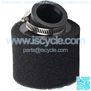38mm 45 Degree Angled Double Foam Air Filter Replacement for 90cc 110cc 125cc 140cc 4 Stroke ATV Pit Dirt Bike??Air Cleaner