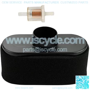 11013-7047 Air Filter with 11013-7046 Pre-cleaner Fuel Filter for JD MIU12555 BobCat 4164631 Kawasaki FR651V FR691V FR730V FS481V FS541V FS600V FS651V FS691V FS730V 4-Cycle Engine