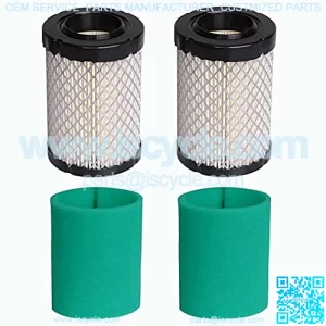 2 Pack 22-083-01, 22-083-01-S Air Filter Kit Compatible with 5400 Series KS540 17-19.5hp Engine, Replace 22-883-01-s1 2208301s Cub Cadet xt1 Lawn Mower Air Filter
