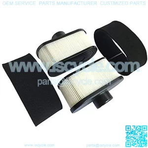 2Pack 11013-0752 11013-0726 Air Filter, for Kawasaki FR651V FR730V FR691V Engine Air Cleaner, Lawn Mower Air Filter, Plus 11013-7046 Pre Filter