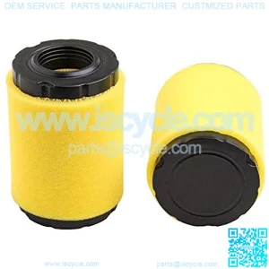 2Pack 591334 Air Filter, Compatible with 796031 594201 OEM Air Cleaner Cartridge, Lawn Mower Air Filter, Plus Foam Pre Filter
