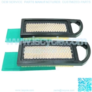 2 Pack 697153 Air Filter Replace for 697014 697634 698083 794422 795115 797008 OEM Air Cleaner Cartridge with 697015 Pre Filter Fits Lawn Mower Air Cleaner Element