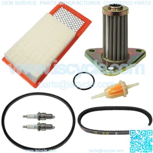 Deluxe Tune Up Kit with Oil Filter for EZGO 4-Cycle Golf Cart - Fits 1994-2005