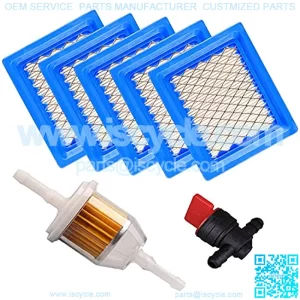 5 Pack 14-083-22-S Air Filter for XT650 XT675 Engine Lawnboy Toro Lawn Mower Air Filter, 1408322s 14-083-22-S1 Air Filter
