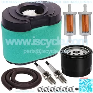 792105 Air Filter, Durable MIU11515 Air Cleaner with Oil Filter, Extended Life Series Engine 407777 445877 GY21057 Air Filter for D160 D170 Z425 LA165 Lawn Mower