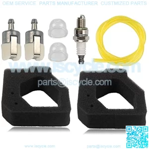 17211-Z0H-800 Air Filter with Fuel Line Spark Plug Primer Bulb for GX25 GX25N GX25NT FG110 FG110K1 Engine Tiller