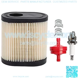 36905 Air Filter Spark Plug Fit 740083A Air Filter AH600 AV600 LEV100 LEV115 LEV120 LV195EA OVRM65 OVRM105 OVRM65 OVRM120 TVS115 TVS120 Craftsman Toro Lawn Mower