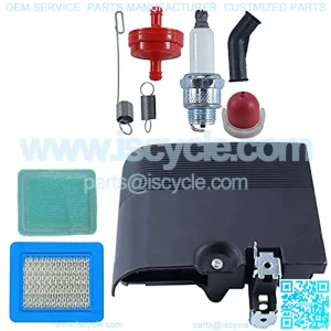 Replacement Tune-Up Kit with 692298 Air Cleaner Cover 795259 Air Cleaner Primer Base 790849 699056 Spring 491588S Air Filter 491435S Pre Filter 298090S Fuel Filter 694395 Primer Bulb and Spark Plug