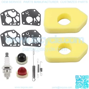 698719 691859 692211 Governor Spring - 495770 795083 Carburetor Diaphragm - 698369 Air Filter for 3.5-4.5 HP 450-600 Series Lawn Mower Engines