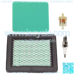 GC160 Air Filter 17211-ZL8-023 Fuel Filter Spark Plug for Honda GCV160 Air Filter GX100 GC135 GCV135 GC190 GCV190 Tillers HRB216 HRS216 HRC216 HRR216 HRT216 HRZ216 HRB217 Lawn Mower
