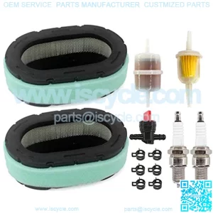Tune Up Kit for Cub Cadet XT1-LT46 XT1-LT50 XT2-GX54 XT2-LX42 RZT-L54 RZT-S42 Troy-Bilt 42" 46" 50" 54" XP Zero-Turn Mower Tractor Craftsman G8300 G8400 Air Filter Spark Plug Cut Off Valve