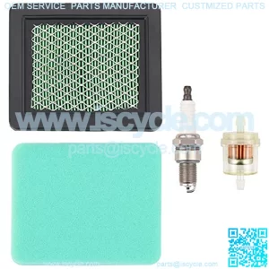 HRR216 Parts 17211-Z8B-901 Air Filter Spark Plug compatible with Honda HRB216 HRB217 HRC216 HRS216 HRT216 HRX217 HRZ216 Lawn Mower EN2000 EN2500 Generator 7021P HU700F HU700H HU700L HU700AWD HU800H