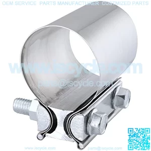 2" Butt Joint Stainless Steel Exhaust Sleeve Clamp Band