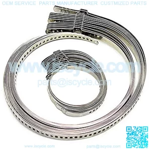 Stainless Steel Universal Adjustable AXLE CV Joint Boot Crimp Clamp Kit,24PCS(12pcs Small+ 12pcs Large)