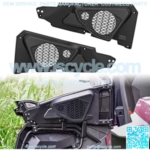 UTV Door Speakers Pods for RZR, 6.5 inch Front Speaker Pods Panels for Polaris RZR XP 4 1000,XP 1000,RZR 900,RZR 4 900 EPS Accessories 2014-2019(2PCS)