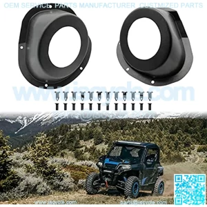 UTV Under Dash Kick Pod Brackets, 6.5" Speaker Mount Front Kick Panels for Polaris General 1000 EPS Accessories (2PCS)