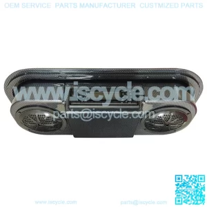 Golf Cart Radio / Golf Cart Speakers in Carbon Fiber (POLK/PYLE Overhead Console w/ Bluetooth)