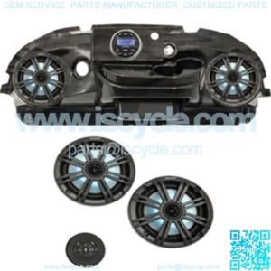Deluxe Greywood Dash with Kicker Audio System for Club Car Precedent Golf Cart