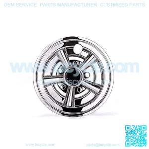 Golf Cart Wheel Covers Hub Caps for Yamaha/Club CAR/EZ-GO Par Car 8" (Set of 4)