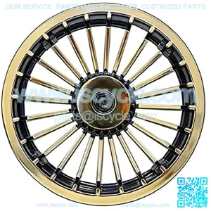 8" Turbine Golf Cart Wheel Covers/Hub Caps - (Set of 4)