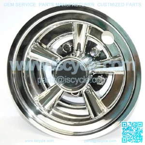 Golf CART HUB CAPS FITS Yamaha Club CAR EZ-GO PAR CAR HUBCAPS 8"