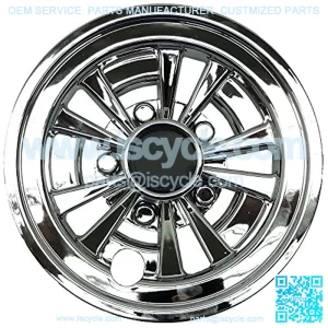 GOLF CART WHEEL COVERS HUB CAPS YAMAHA CLUB CAR EZ-GO PAR CAR 8" (Set of 4)
