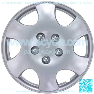 KT-1015-15S/L, Toyota Corolla, 15" Silver Replica Wheel Cover, (Set of 4)