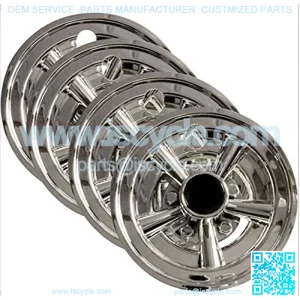 Golf Cart 8" Wheel Covers Hub Caps, Set of 4 - Blemished