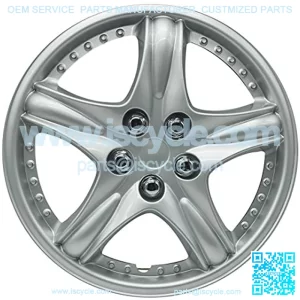 Hubcaps Wheel Covers 4 Set Silver-Lacquer (12-inch)