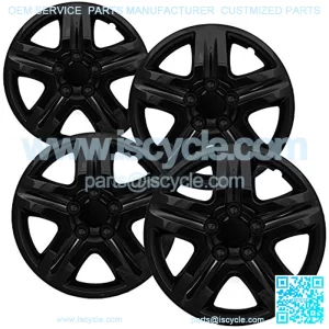 Auto Hubcap Set of 4, 16 inch Snap On Wheel Covers - Fits 98-03 Dodge Ram 1500