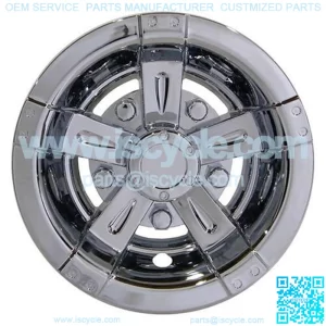 10" Chrome Golf Cart Wheel Cover/Hub Cap
