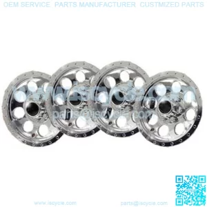 10" Madjax Classic Chrome Wheel Covers, Set of 4