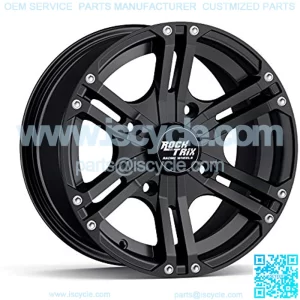 RT101 14in ATV Wheel 4x110 Rim | 14x7 | 5+2 Offset | For ATV UTV with IRS (Independent Rear Suspension), Compatible with Honda Kawasaki Yamaha Suzuki 4/110-1pc Single